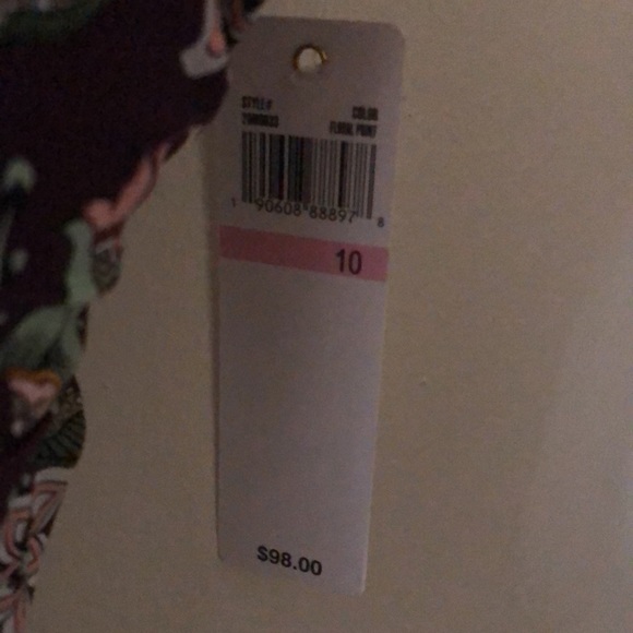 NWT Anne Cole One-Piece Swimsuit in Floral Print - Picture 9 of 12